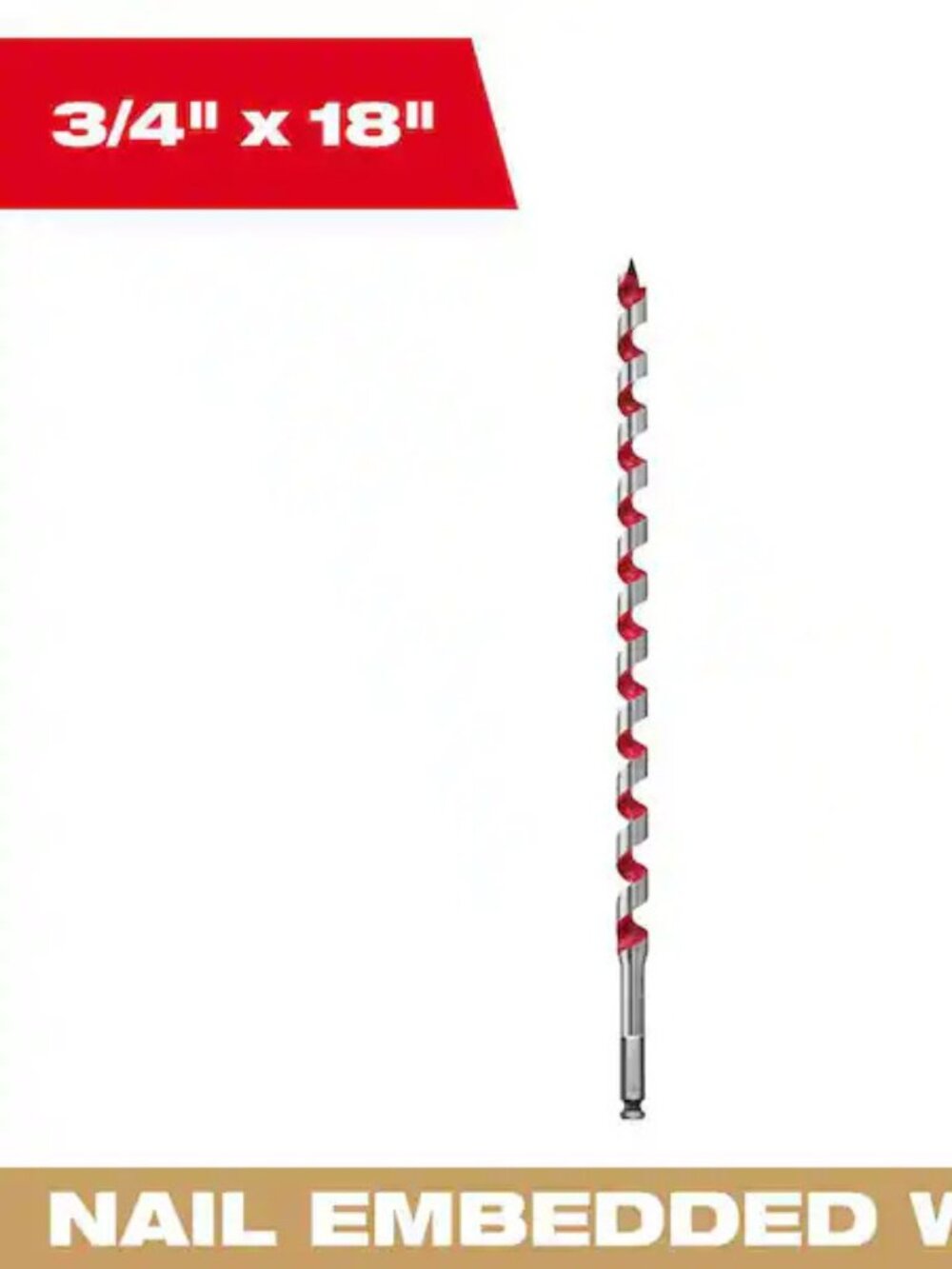 Milwaukee - 3/4 in. x 18 in. Ship Auger Bit - Model 48-13-5750